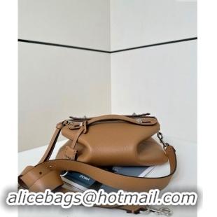 Buy Discount Fendi By The Way Selleria Medium Bag in Grianed Calfskin with Topstitches 8668M Brown 2024