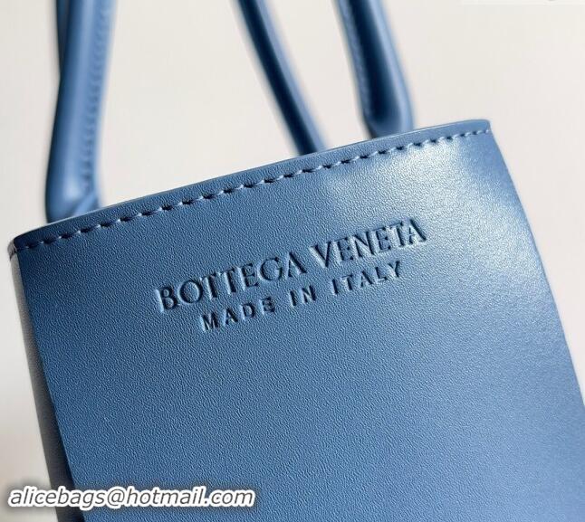 Buy Discount Bottega Veneta Medium Arco Tote Bag in Intrecciato Leather 729244 Blue 2024