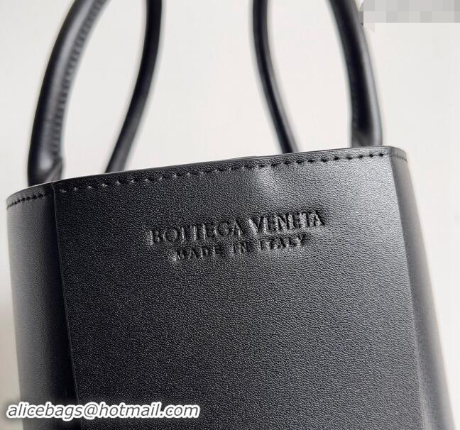 Reasonable Price Bottega Veneta Medium Arco Tote Bag in Intrecciato Leather 729244 Black/Brown 2024