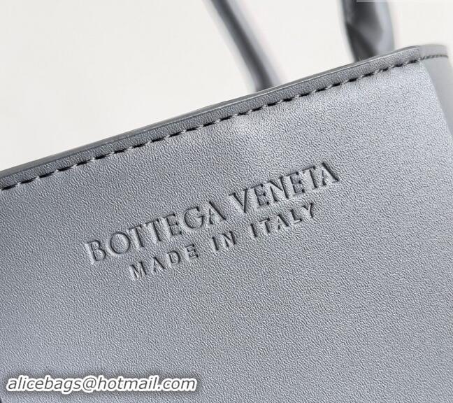 Super Quality Bottega Veneta Medium Arco Tote Bag in Intrecciato Leather 729244 Thunder Grey 2024