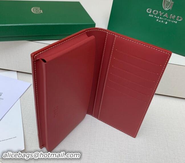 Famous Brand Goyard Saint-Lambert Phone Case Wallet 8515 Red 2024