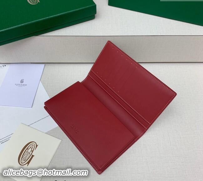 Famous Brand Goyard Saint-Lambert Phone Case Wallet 8515 Red 2024