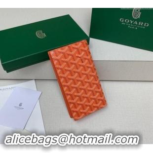 Buy Fashionable Goyard Saint-Lambert Phone Case Wallet 8515 Orange 2024