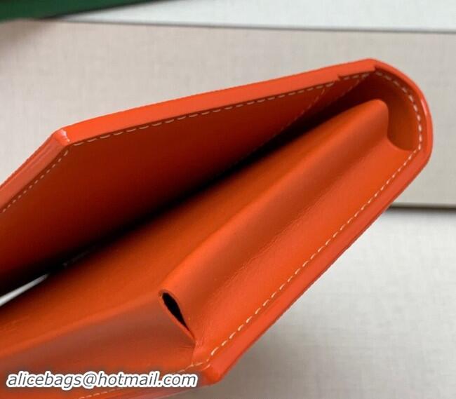 Buy Fashionable Goyard Saint-Lambert Phone Case Wallet 8515 Orange 2024