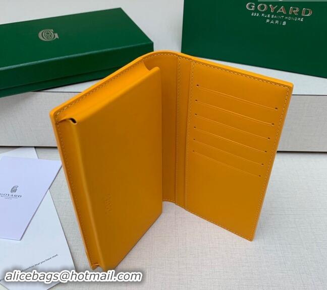 Top Design Goyard Saint-Lambert Phone Case Wallet 8515 Yellow 2024