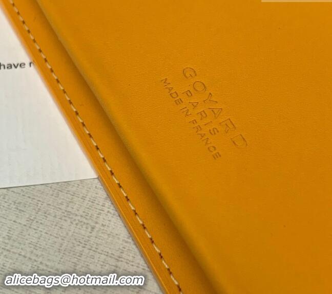 Top Design Goyard Saint-Lambert Phone Case Wallet 8515 Yellow 2024