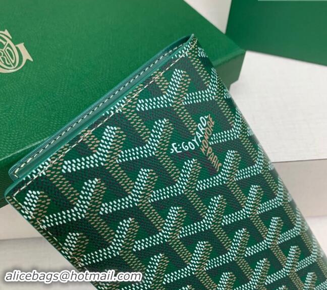 Pretty Style Goyard Saint-Lambert Phone Case Wallet 8515 Green 2024