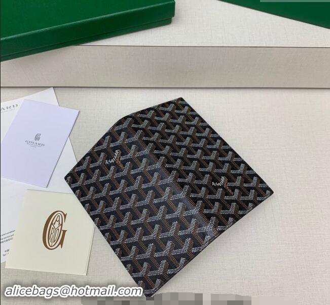 Top Quality Goyard Saint-Lambert Phone Case Wallet 8515 Black 2024