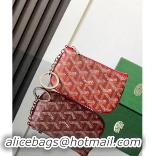 Buy Inexpensive Goyard Senat Nano Key Pouch 3317 Red 2024