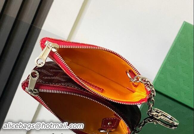 Buy Inexpensive Goyard Senat Nano Key Pouch 3317 Red 2024