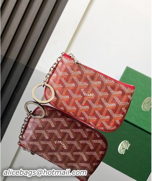 Buy Inexpensive Goyard Senat Nano Key Pouch 3317 Red 2024