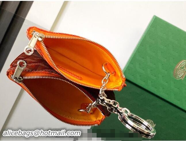 Famous Brand Goyard Senat Nano Key Pouch 3317 Orange 2024