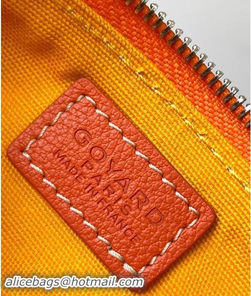 Famous Brand Goyard Senat Nano Key Pouch 3317 Orange 2024