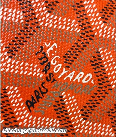 Famous Brand Goyard Senat Nano Key Pouch 3317 Orange 2024