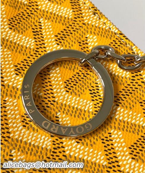 Big Discount Goyard Senat Nano Key Pouch 3317 Yellow 2024