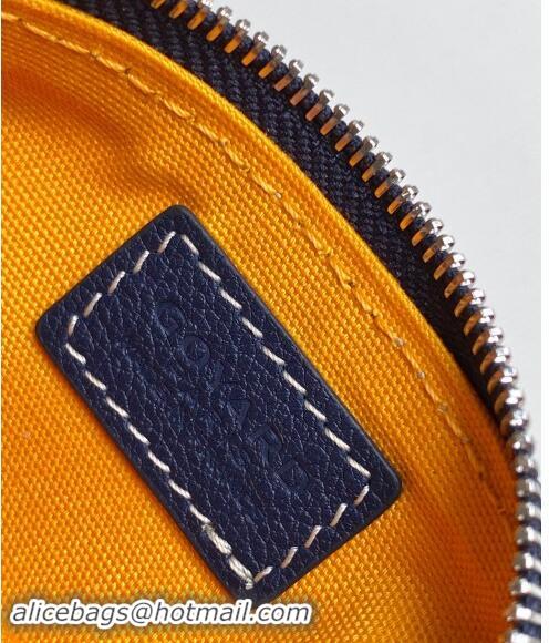 Cheapest Goyard Senat Nano Key Pouch 3317 Navy Blue 2024