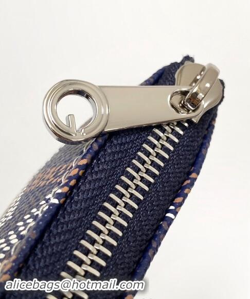 Cheapest Goyard Senat Nano Key Pouch 3317 Navy Blue 2024