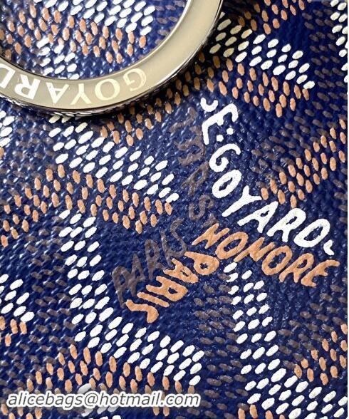 Cheapest Goyard Senat Nano Key Pouch 3317 Navy Blue 2024