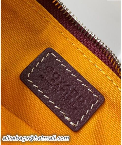 Good Looking Goyard Senat Nano Key Pouch 3317 Burgundy 2024