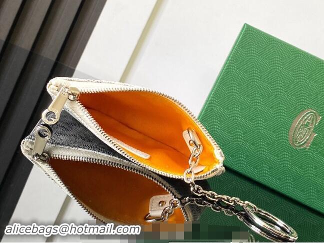 Top Design Goyard Senat Nano Key Pouch 3317 White 2024