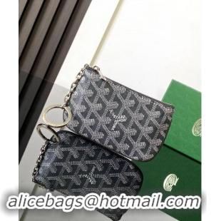 Good Taste Goyard Senat Nano Key Pouch 3317 Dark Grey 2024