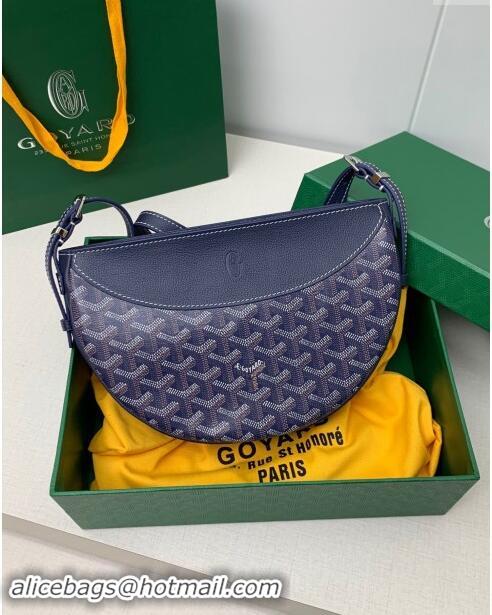 Pretty Style Goyard Hirondelle Shoulder Bag GY8007 Navy Blue 2024