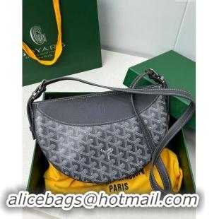 New Design Goyard Hirondelle Shoulder Bag GY8007 Dark Grey 2024