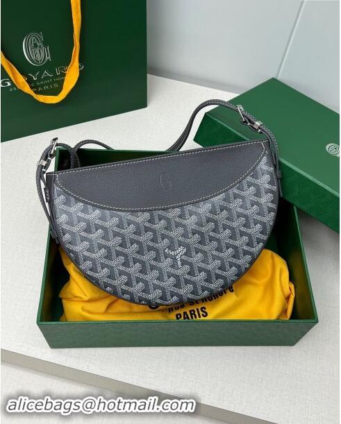 New Design Goyard Hirondelle Shoulder Bag GY8007 Dark Grey 2024