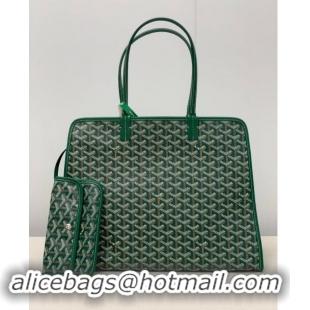 Famous Brand Goyard Sac Hardy PM Tote Bag 8957 Green 2024