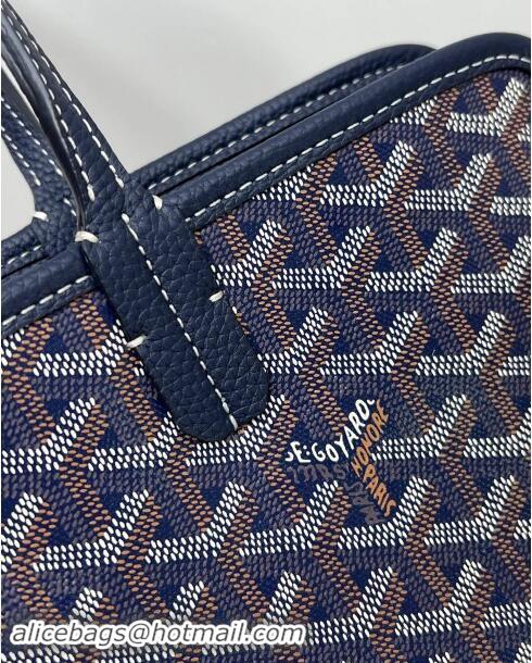 Super Quality Goyard Hardy PM Tote Bag 8957 Navy Blue 2024