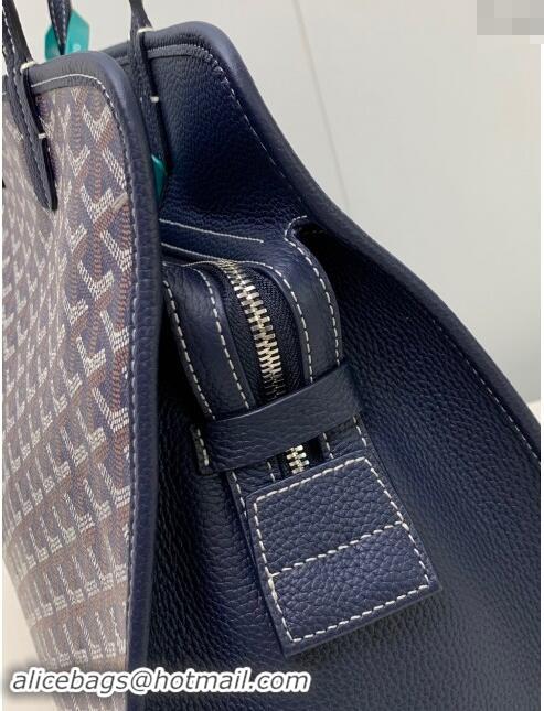 Super Quality Goyard Hardy PM Tote Bag 8957 Navy Blue 2024