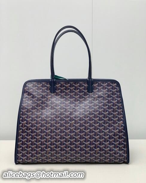 Super Quality Goyard Hardy PM Tote Bag 8957 Navy Blue 2024