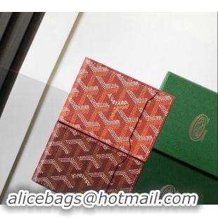 Unique Grade Goyard Insert Victoire Card Wallet GY3315 Red 2024