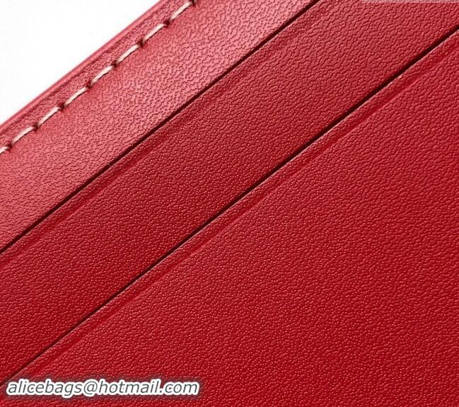 Unique Grade Goyard Insert Victoire Card Wallet GY3315 Red 2024