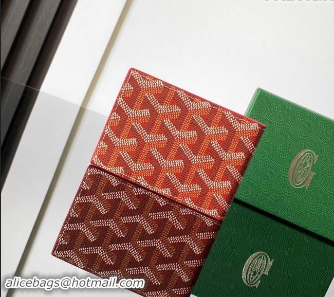 Unique Grade Goyard Insert Victoire Card Wallet GY3315 Red 2024