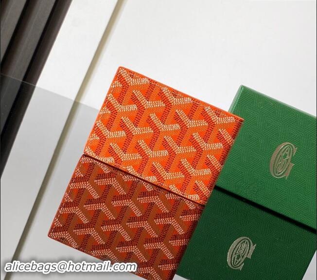 Pretty Style Goyard Insert Victoire Card Wallet GY3315 Orange 2024