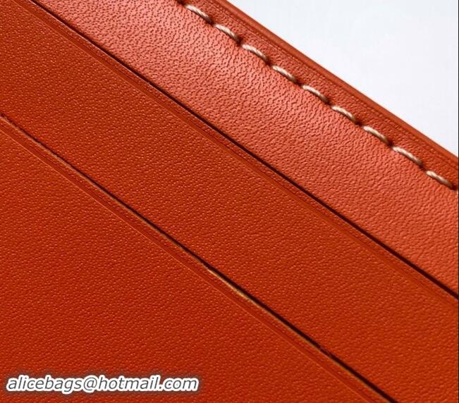 Pretty Style Goyard Insert Victoire Card Wallet GY3315 Orange 2024