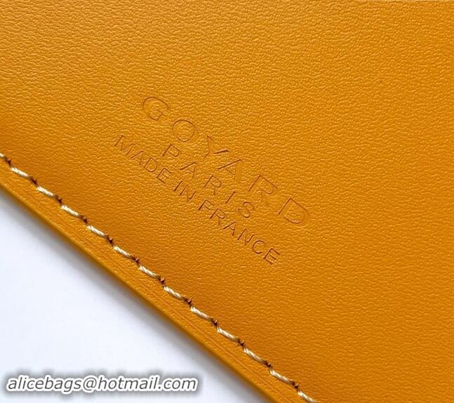 Good Looking Goyard Insert Victoire Card Wallet GY3315 Yellow 2024