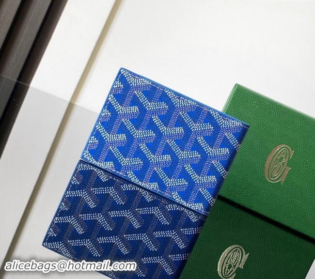 Cheapest Goyard Insert Victoire Card Wallet GY3315 Sky Blue 2024