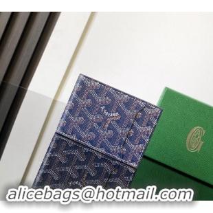 Unique Style Goyard Insert Victoire Card Wallet GY3315 Navy Blue 2024