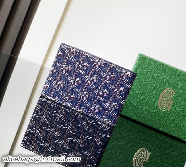 Unique Style Goyard Insert Victoire Card Wallet GY3315 Navy Blue 2024