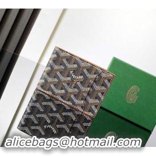 Top Quality Goyard Insert Victoire Card Wallet GY3315 Brown 2024