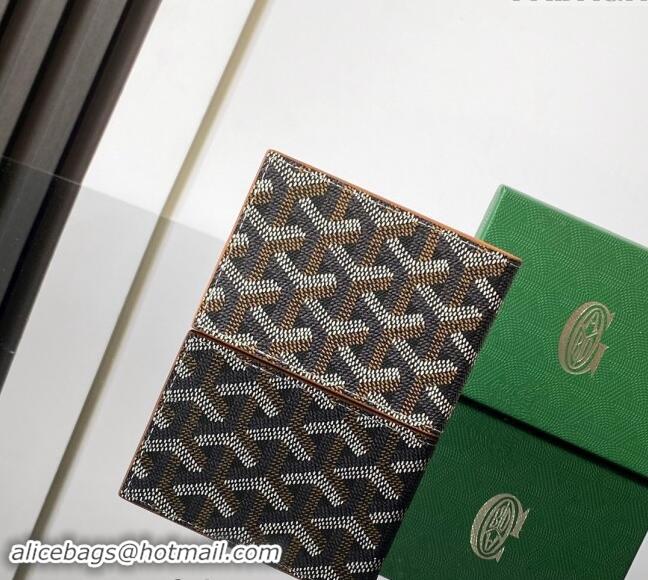 Top Quality Goyard Insert Victoire Card Wallet GY3315 Brown 2024