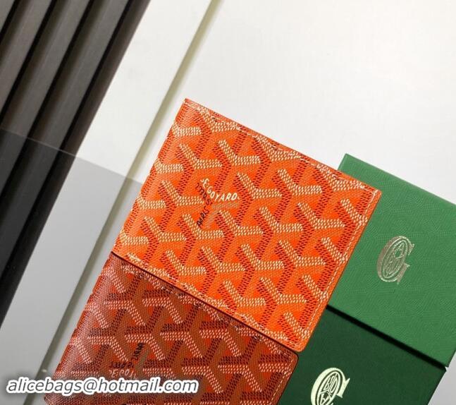 Best Quality Goyard Saint-Florentin Compact Wallet GY3311 Orange 2024