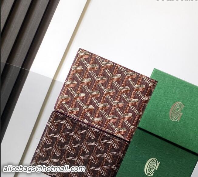 Buy Cheapest Goyard Saint-Florentin Compact Wallet GY3311 Burgundy 2024