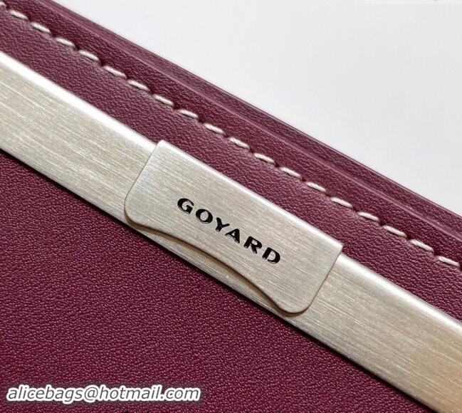 Buy Cheapest Goyard Saint-Florentin Compact Wallet GY3311 Burgundy 2024