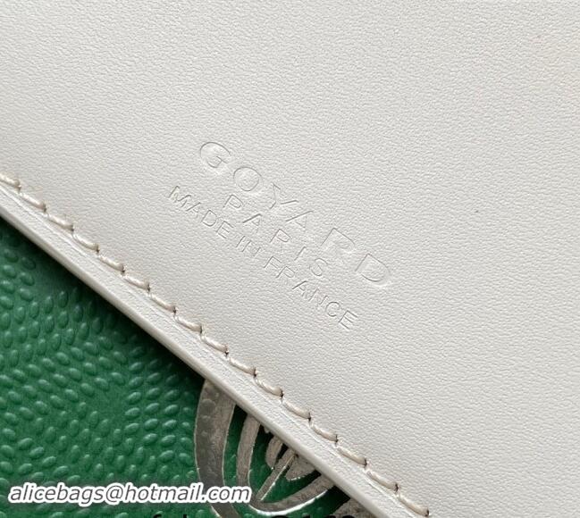 Luxury Discount Goyard Saint-Florentin Compact Wallet GY3311 White 2024