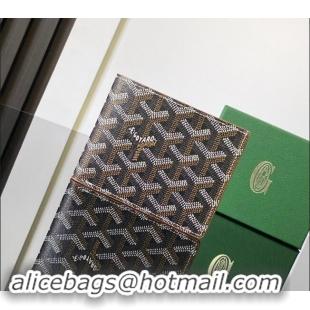 Top Grade Goyard Saint-Florentin Compact Wallet GY3311 Brown 2024