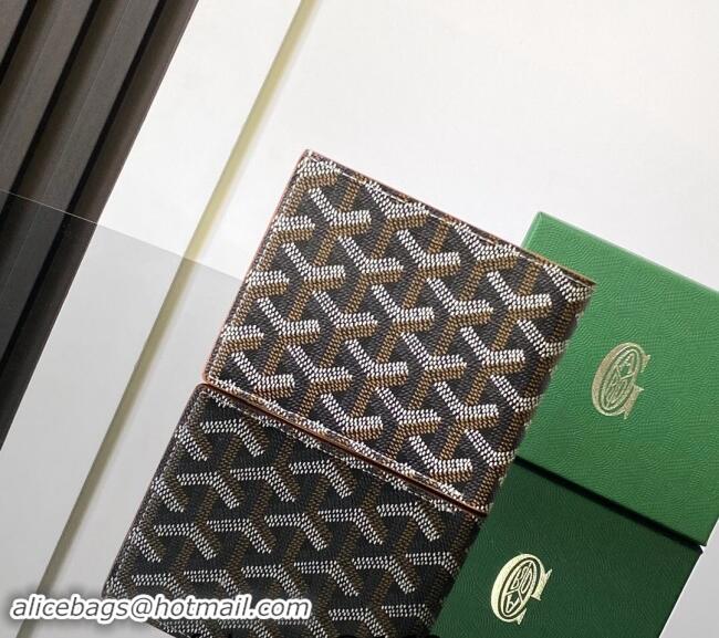 Top Grade Goyard Saint-Florentin Compact Wallet GY3311 Brown 2024