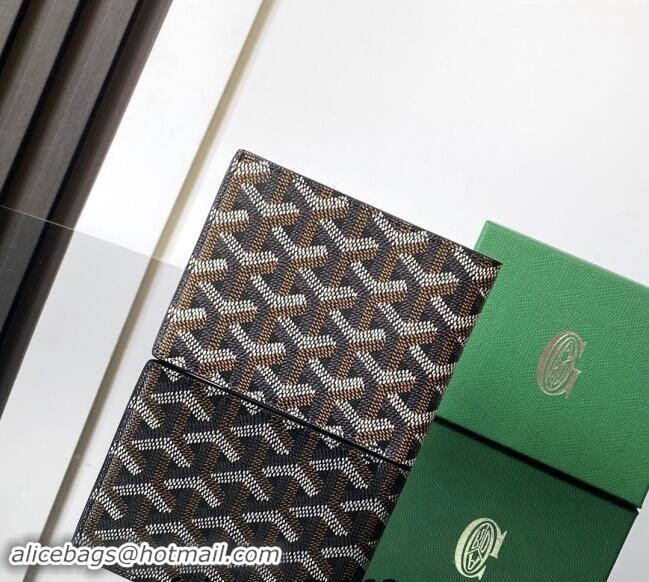 Buy Fashionable Goyard Saint-Florentin Compact Wallet GY3311 Black 2024